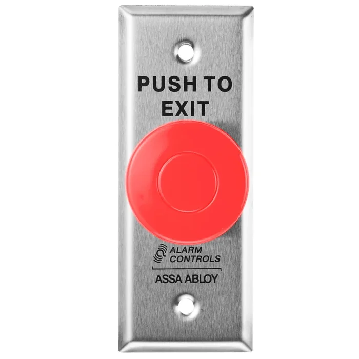 1-1/2 Dia. Red Button – Alarm Controls Pushbutton