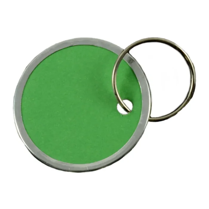 1-1/4″ Green Paper Tags with Metal Rings