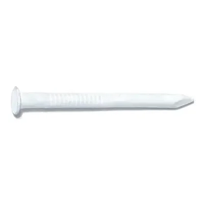 1-1/4″ White Aluminum Trim Flat Head Nails