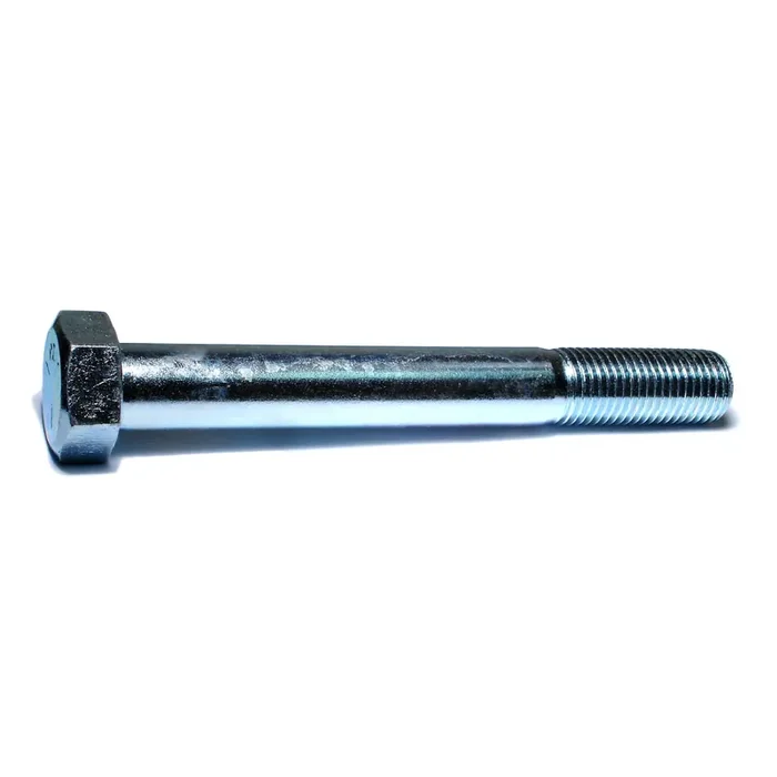 1-1/4″ x 10″ Zinc Plated Grade 5 Steel Coarse Thread Hex Cap Screws