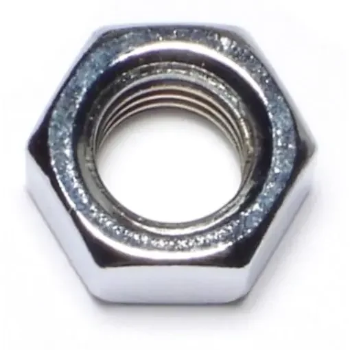 1/2″-13 Chrome Plated Grade 5 Steel Coarse Thread Hex Nuts