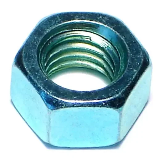 1/2″-13 Green Rinsed Zinc Plated Grade 5 Steel Coarse Thread Hex Nuts