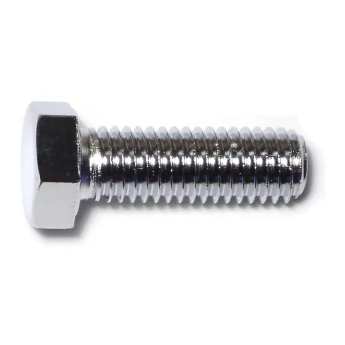 1/2″-13 x 1-1/2″ Chrome Plated Grade 5 Steel Coarse Thread Hex Cap Screws