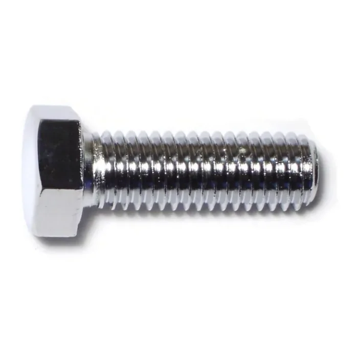 1/2″-13 x 1-1/2″ Chrome Plated Grade 5 Steel Coarse Thread Hex Cap Screws