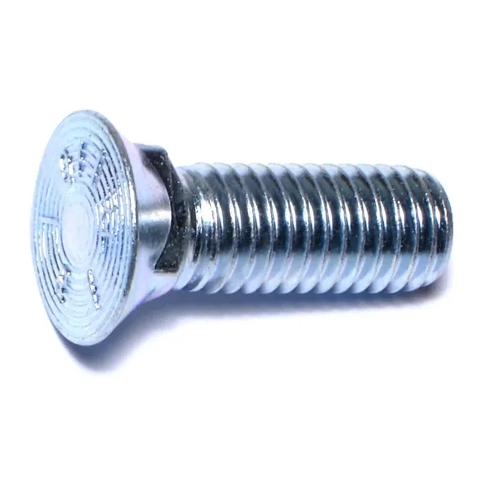 1/2″-13 x 1-1/2″ Zinc Plated Grade 5 Steel Coarse Thread Repair Head Plow Bolts