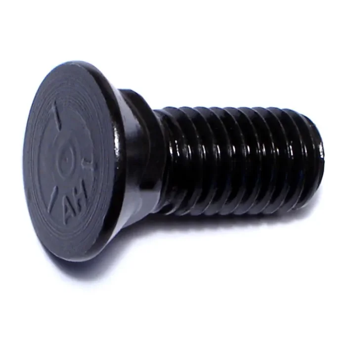 1/2″-13 x 1-1/4″ Plain Grade 5 Steel Coarse Thread Flat Head Plow Bolts