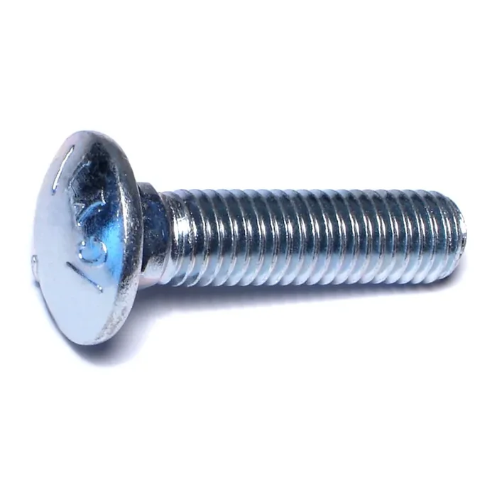 1/2″-13 x 2″ Zinc Plated Grade 5 Steel Coarse Thread Carriage Bolts