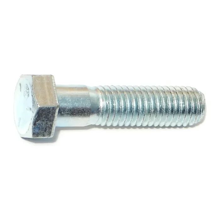 1/2″-13 x 2″ Zinc Plated Grade 5 Steel Coarse Thread Hex Cap Screws