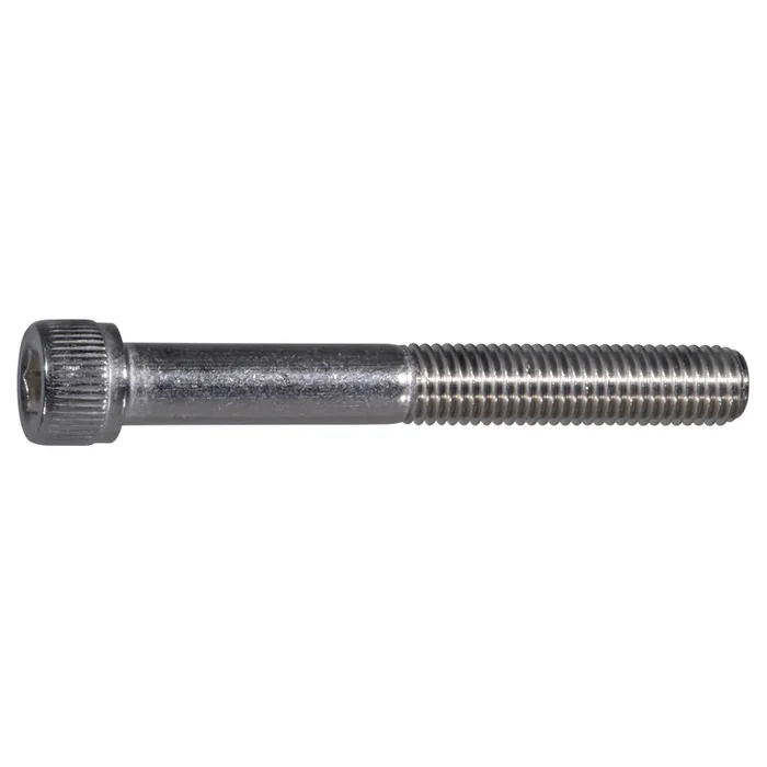 1/4″ x 2″ Stainless Steel Fine Thread Knurled Head Hex Socket Cap Screw