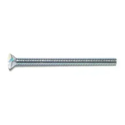 1/8 x 2″ Zinc Plated Steel Coarse Thread Slotted Flat Head Stove Bolts