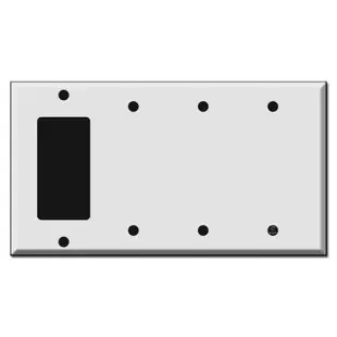 1 GFCI Decora Rocker – 3 Blank Switch Plate Covers