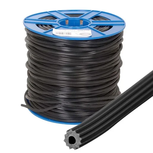 .230″ Black Serrated Screen Retainer Spline Bulk 15 Pound Roll by C.R. Laurence
