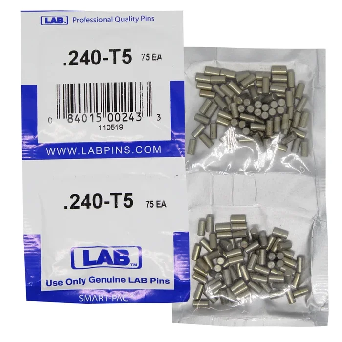 .240 Top Pin – Color-Coded Brass Alloy for Lock Components