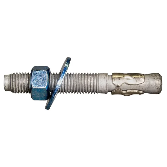 3/4″-10 x 5-1/2″ Hot Dipped Galvanized Steel Coarse Thread Concrete Wedge Anchors