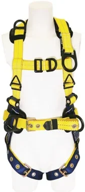 3M DBI-SALA Delta Construction Style Retrieval Safety Harness with Back D-ring Extension – N Blue X-Large – 1100380