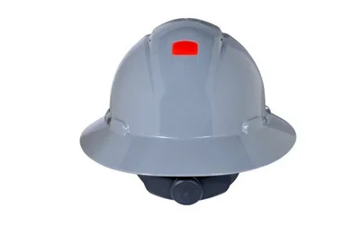 3M Full Brim Hard Hat H-808V-UV – Gray 4-Point Ratchet Suspension – Vented – w/ Uvicator 20 EA/Case