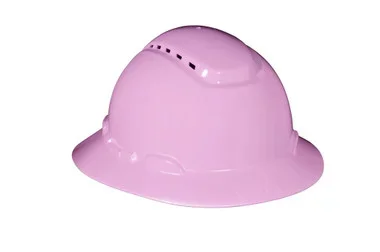 3M Full Brim Hard Hat H-813V – Pink – 4-Point Ratchet Suspension – Vented – 20 EA/Case