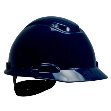 3M Hard Hat H-710R – Navy Blue 4-Point Ratchet Suspension – 20 EA/Case