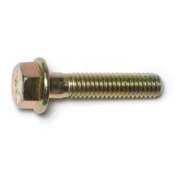 5/16″-18 x 1-1/2″ Zinc Plated Grade 8 Steel Coarse Thread Hex Washer Head Flange Bolts