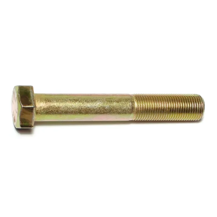 5/8″-18 x 4″ Zinc Plated Grade 8 Steel Fine Thread Hex Cap Screws