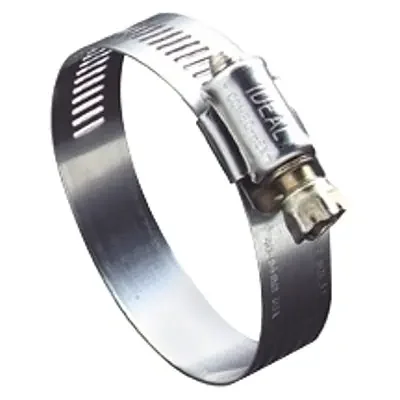 50 Series Small Diameter Clamp, 1-1/8 in Hose ID, 3/4 in to 1-3/4 in dia, Stainless Steel 201/301