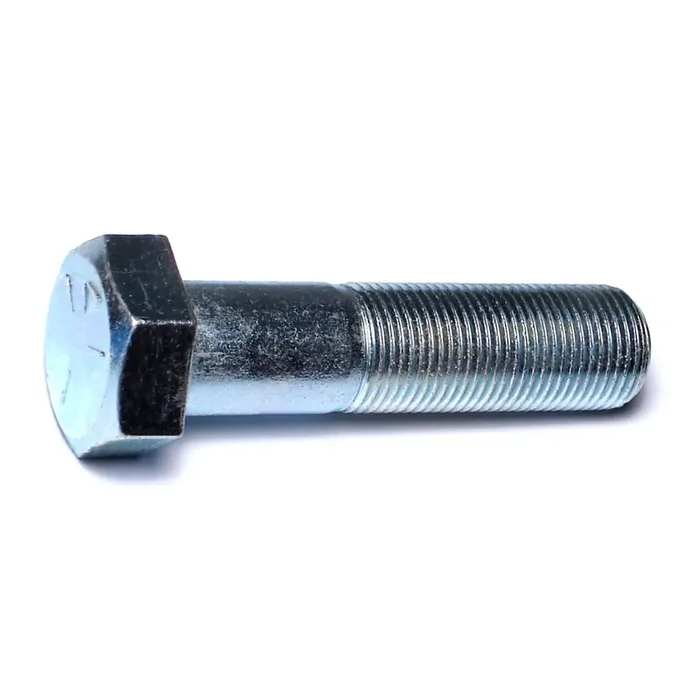 7/8″-14 x 3-1/2″ Zinc Plated Grade 5 Steel Fine Thread Hex Cap Screws