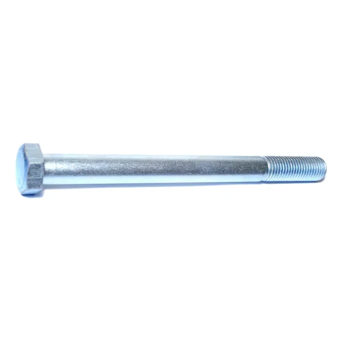7/8″-9 x 10″ Zinc Plated Grade 5 Steel Coarse Thread Hex Cap Screws