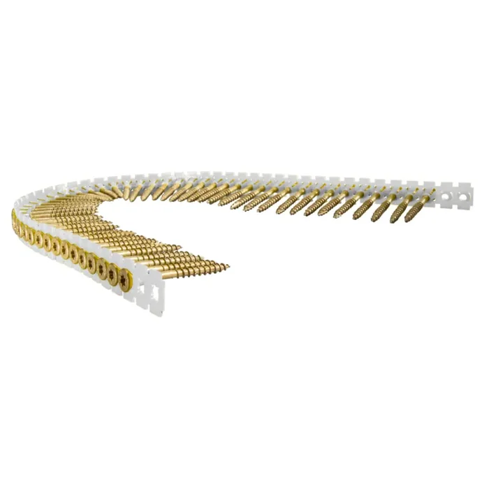 9 x 2″ SaberDrive® Exterior Tan Deck Collated Strip Screws (1000 pcs.)