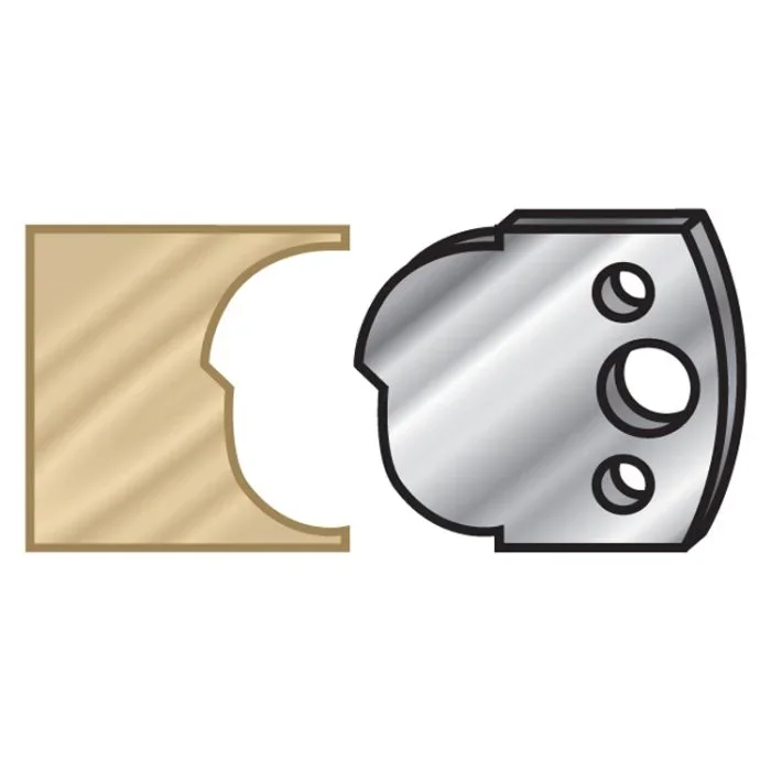 Amana Tool 64F115 40mm Pair of Steel Insert Knife