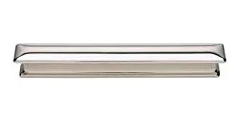 Atlas Homewares Alcott Pull Polished Nickel Modern 6-5/16″ (160mm) Center to Center, 7-1/4″ (184mm) Length, Cabinet Pull / Handle