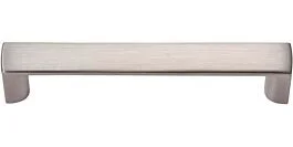 Atlas Homewares Tableau Squared Handle Brushed Nickel Transitional 3″ (76mm) Center to Center, 3-5/16″ (84mm) Length, Cabinet Pull / Handle
