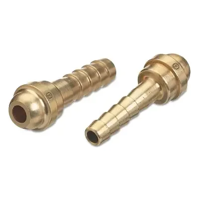Barbed Hose Nipple, 200 psig, Brass, 3/4 in Hose ID