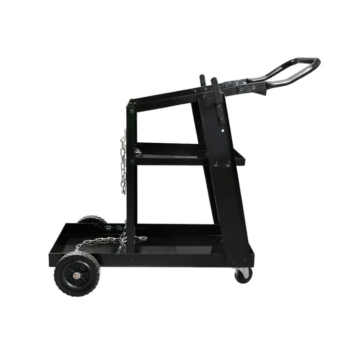 CCMIG Industrial 3 Tier Welding Cart – Black