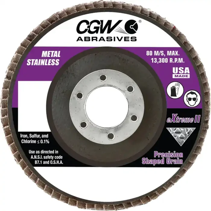 CGW Extreme II Flap Disc Type 27&29 Regular & XL 4-1/2″x7/8″