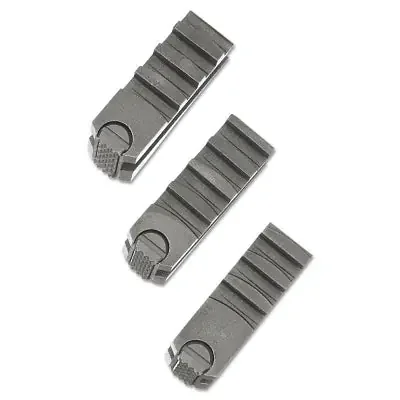 ChuckJaw Set Replacement f/535 Threading Machine, Alloy Steel,1/8″-2″Cutting Cap