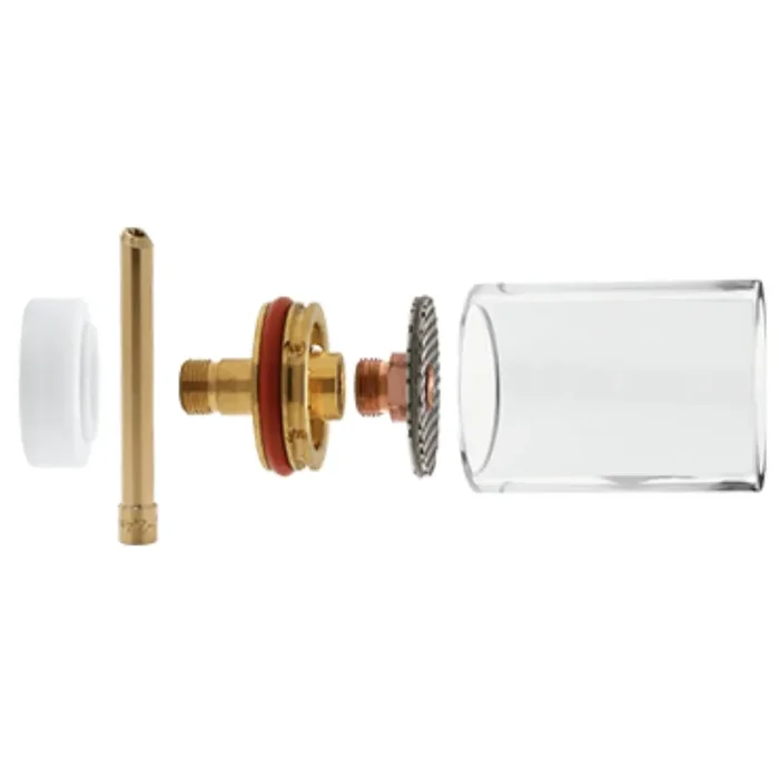 CK Worldwide 4 Series Stubby Large Diameter Gas Saver Kit W/ Pyrex Cup