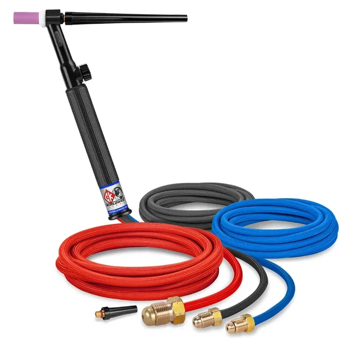 CK Worldwide CK230 Water Cooled TIG Torch With Gas Valve