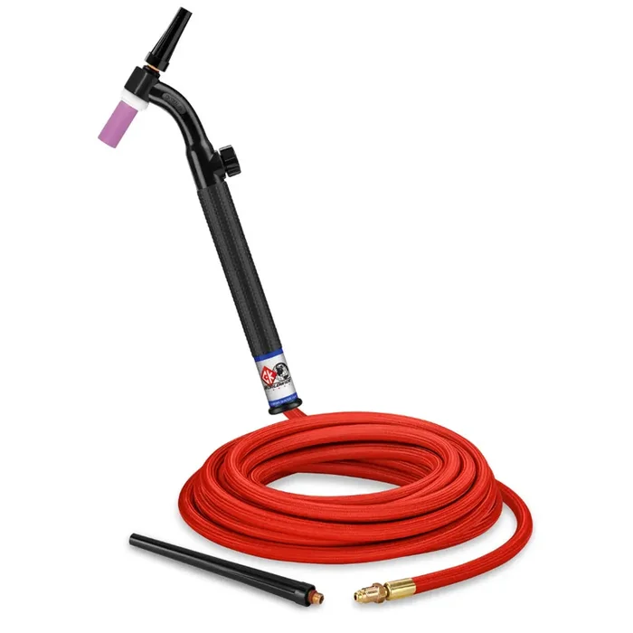 CK Worldwide CK9 Flex Head TIG Torch With Gas Valve