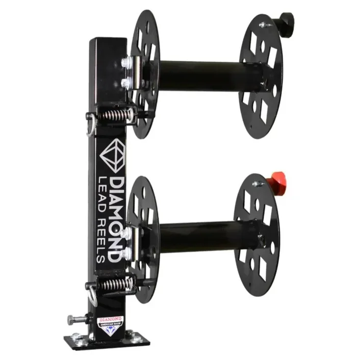 Diamond Welding Lead Reel – Swivel Base, Vertical stack