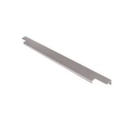 DISCONTINUED Austere Lip Pull Pair 10-3/8 Inch (264mm) Center to Center, 14-13/16 Inch Overall Length Aluminum Cabinet Pull/Handle