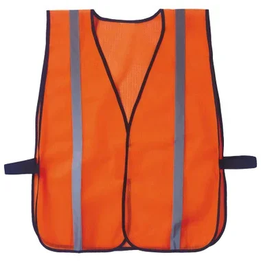 Ergodyne GloWear 8020HL Hi-Vis Safety Vest – Non-Certified, Hook + Loop, Standard – Orange