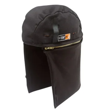 Ergodyne N-Ferno 6885 FR Winter Hard Hat Liner – 2-Layer, Zip-Off Cap, Modacrylic/Cotton