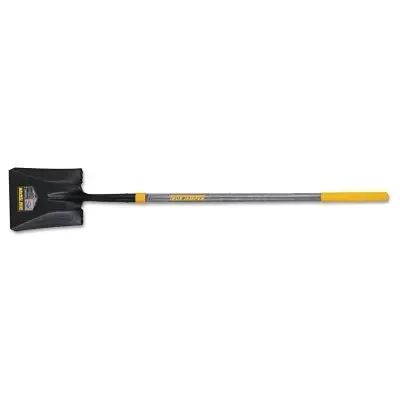 Forged Square Point Shovel, 9.640 in W x 4.500 in L Blade, 45 in Hardwood Handle with Cushion End