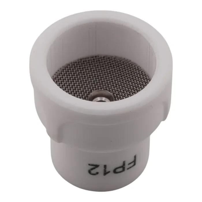 FRK FP12 White Ceramic TIG Cup W/ Diffuser Screen