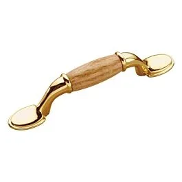 Gladstone Style 3 Inch (76mm) Center to Center, Overall Length 5 Inch OAK Cabinet Pull/Handle