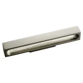 Greenwich Style 1-1/2 Inch (39mm) Center to Center, Overall Length 4-3/4 Inch Satin Nickel Kitchen Cabinet Pull/Handle