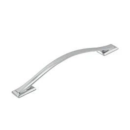 Hickory Hardware Dover Collection 6-5/16″ (160mm) Center to Center Arched Cabinet Pull in Chrome