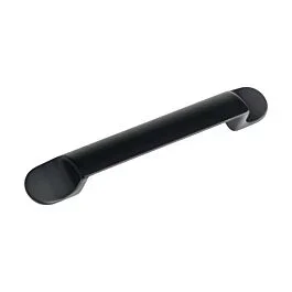 Hollin Cup Style 3-3/4″ (96mm) Center To Center, Overall Length 5-21/32″ Matte Black, Cabinet Hardware Pull / Handle