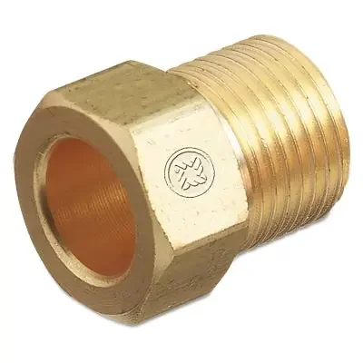 Inert Arc Nut, Brass, Hex, B-Size, 5/8 in – 18, Water