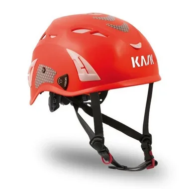 Kask Superplasma HD Hi-Viz Type I Class C Vented Red Fluorescent Safety Helmet – WHE00037-223